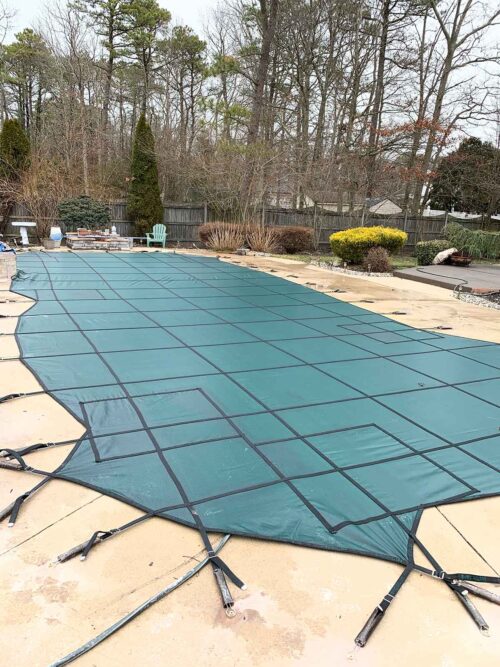 Cover put on after closing